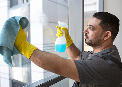 Female Professional Cleaner